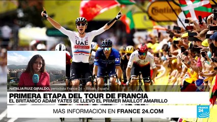 Informe desde Bilbao: Adam Yates gana la primera etapa del Tour de Francia 2023