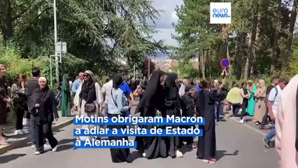 Familiares e amigos juntam-se para funeral de Nahel em Nanterre
