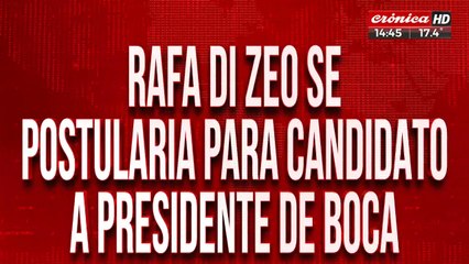 Rafa Di Zeo se presentará en las elecciones en Boca