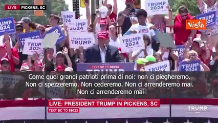 Trump: Vinceremo, maggioranza silenziosa si sta alzando come mai prima d'ora