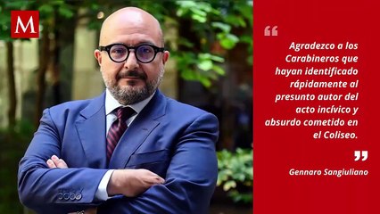 Policía italiana identifica a pareja de Inglaterra que rayó pared del Coliseo Romano