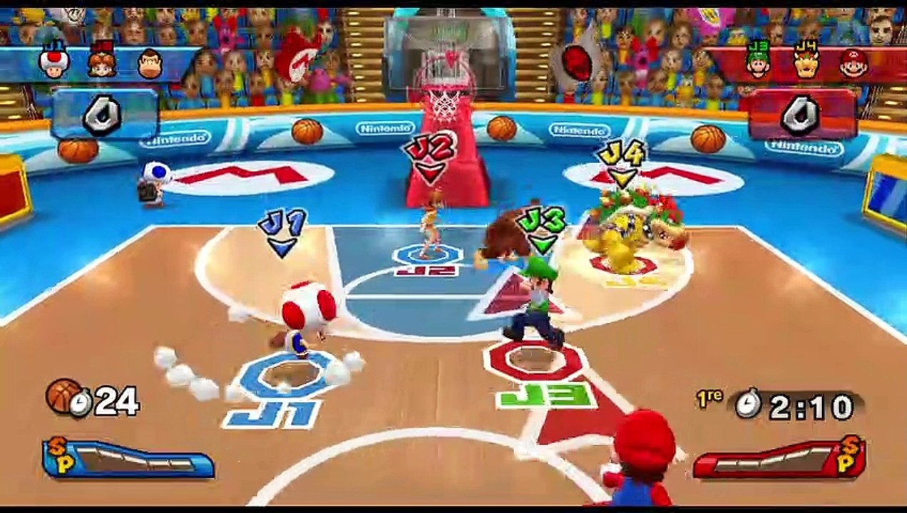 Mario Sports Mix online multiplayer wii Vidéo Dailymotion