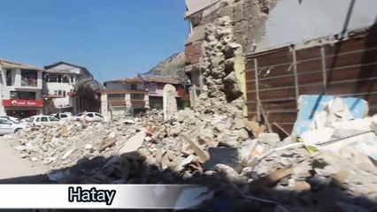 Hatay’da deprem adeta dün olmuş gibi: Her yer enkaz