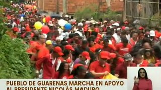 Pueblo mirandino realiza marcha en apoyo a la Revolución Bolivariana y contra las sanciones