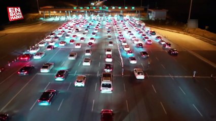 Bayram tatilinden dönüşler, yollarda yoğunluk oluşturdu