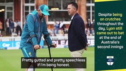Lyon has no regrets over batting heroics despite calf injury