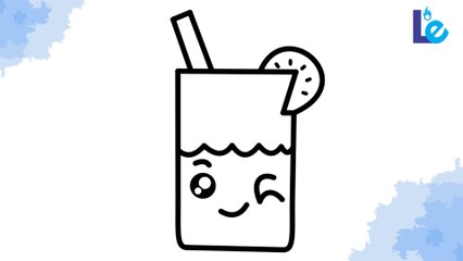 How to draw glass ice so cute