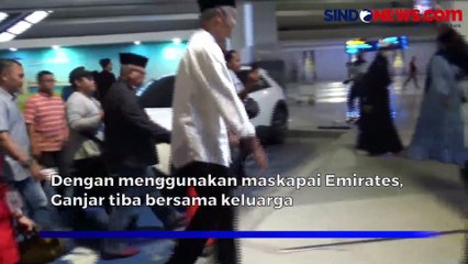 Download Video: Tiba di Bandara Soetta dari Makkah, Ganjar Pranowo Ogah Bicara Politik