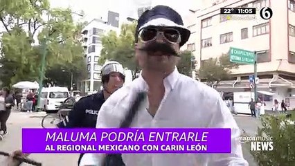 Maluma podría estrenarse en el regional mexicano