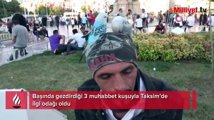 Taksim'de şaşırtan manzara: Akşama kadar başımdalar