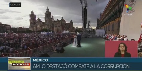México: Unas 250 000 personas asistieron a discurso de AMLO en el Zócalo