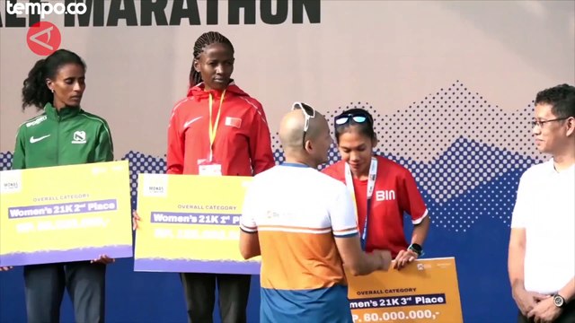 Persiapan Asian Games 2023, Odekta Elvina Ikuti LPS Monas Half Marathon