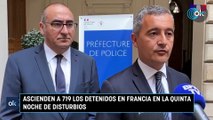 Ascienden a 719 los detenidos en Francia en la quinta noche de disturbios