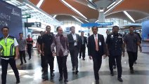 PM Anwar arrives at KLIA