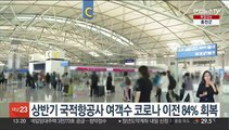 상반기 국적항공사 여객수 코로나 이전 84% 회복