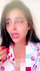 أروى عمر تبكي بعد تسريب صورها وتثير الجدل بترويجها لمخدر في اليمن