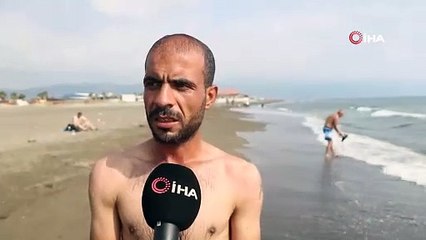 14 kilometrelik plaj bu bayram boş kaldı