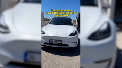 Hakkı Alkan'nın yeni Tesla paylaşımı: Tesla alırsın ama imdadına Togg yetişir