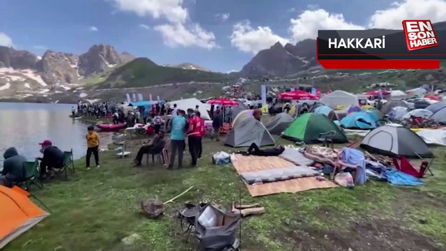 Hakkari'de terörden temizlenen bölgede Cilo Fest'e binlerce kişi katıldı