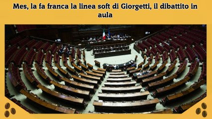 Mes, la fa franca la linea soft di Giorgetti, il dibattito in aula