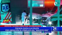 'Maldito Cris': Fiscalía culpa a la policía por liberación de sus cómplices