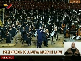 Presentan nueva imagen de la FVF en el auditorio Simón Bolívar de Caracas
