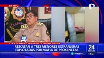 Rescatan a tres menores de edad extranjeras explotadas por mafia de proxenetas