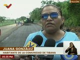 Continúan trabajos de rehabilitación del tramo Sanare-Tibana en el estado Falcón