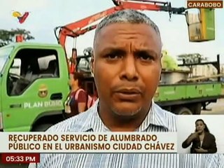 Carabobo | Plan Búho recupera servicio de alumbrado del urbanismo Hugo Chávez