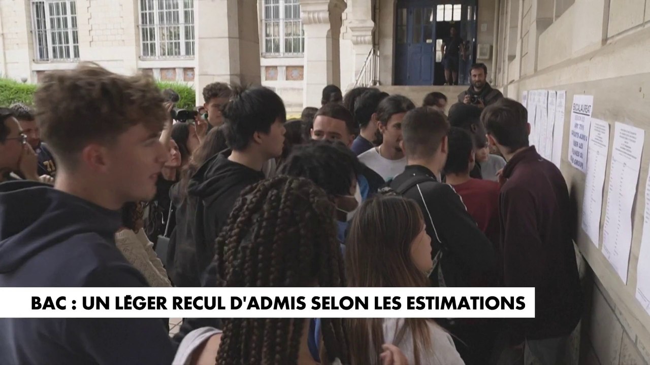 Bac : un léger recul d'admis selon les estimations