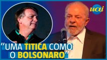 Lula critica despolitização: 'nasce uma titica como Bolsonaro'
