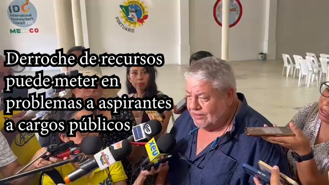 Aspirantes a cargos públicos deben evitar el derroche de recursos: Manuel Huerta