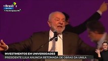 Em cerimônia de retomada de obras em Foz, Lula chama Bolsonaro de Titica; veja vídeo