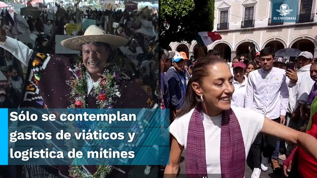 Sheinbaum y Monreal, las corcholatas que más han gastado en sus giras