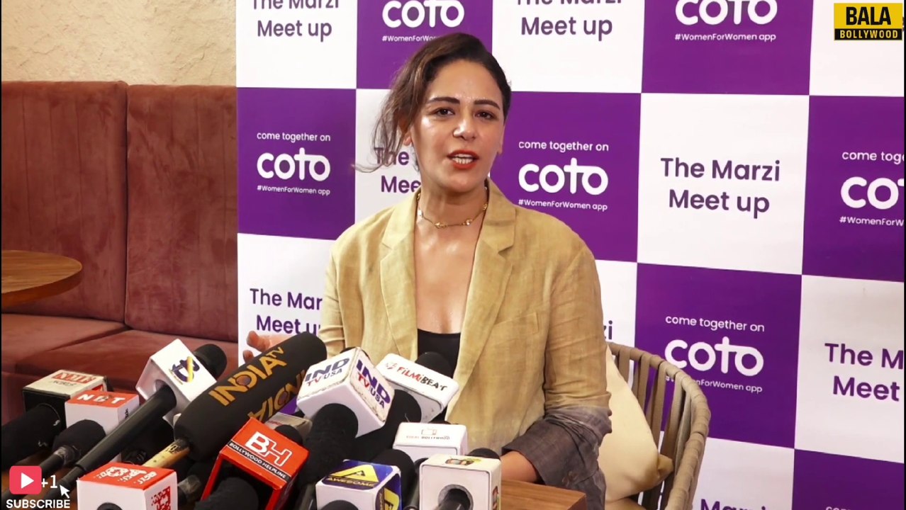 Mona Singh Press Meet at the Launch Of Coto App For Women