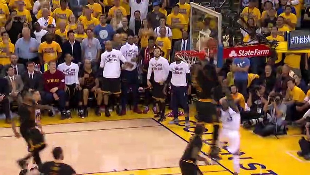 7 Years Ago Today... Iguodala to Curry, Back To Iguodala, up for the layup... OH! Blocked By James!