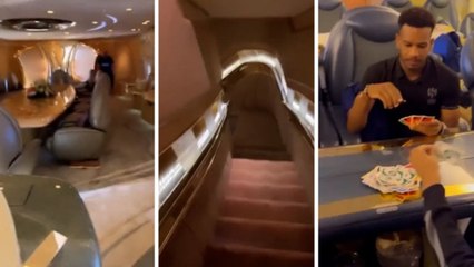 Así es el espectacular avión en el que viaja la plantilla del Al Hilal saudí