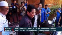 SMRC: Erick Thohir, Sandiaga Uno, AHY Bakal Cawapres Paling Potensial