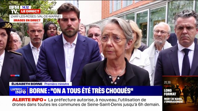 Ces actes sont inacceptables : Élisabeth Borne s'exprime depuis L'Haÿ-les-Roses, où le domicile du maire a été attaqué