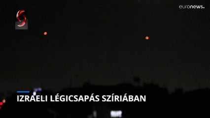 Újabb izraeli légicsapás Szíriában