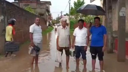 बक्सर: नगर परिषद की इस कॉलोनी में जलजमाव से बढ़ी परेशानी, रहवासियों ने कही ये बात