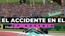 El brutal accidente en el GP de Austria media hora antes de empezar la carrera: increíble que saliese ileso