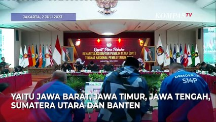 Daftar 5 Provinsi dengan Jumlah Pemilih Paling Banyak di Pemilu 2024