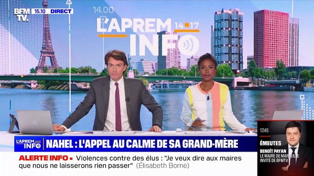 Violences - La grand-mère de Nahel, tué mardi dernier par un policier, appelle au calme: Je veux que ça s'arrête partout!