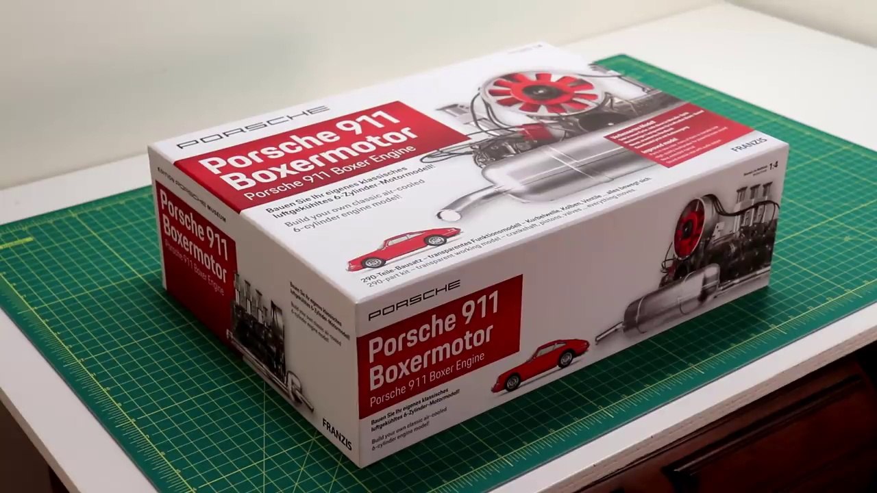 Building a Working Porsche 911 Engine Model - Boxer Engine Build