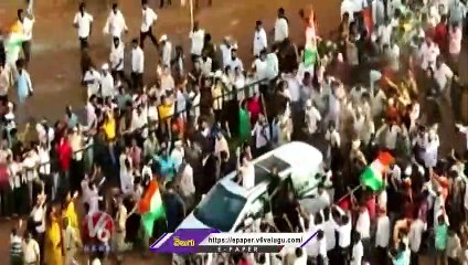 Rahul Gandhi Huge Rally To Public Meeting _ Congress Jana Garjana Sabha _ V6 News