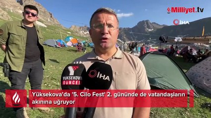 Cilo Dağları'ndaki festivale, 2 günde 20 bin kişi katıldı