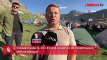Cilo Dağları'ndaki festivale, 2 günde 20 bin kişi katıldı