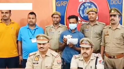 चन्दौली: 10 लाख की अफीम बरामद,तस्कर गिरफ्तार, दिल्ली ले जायी जा रही थी खेप