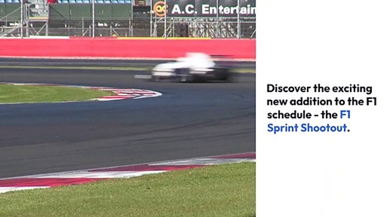 About F1 schedule